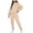Beige, variant on Womens 2 Piece Outfits Lounge Hoodie Sweatsuit Sets Oversized Sweatshirt Baggy Fall Fashion Sweatpants with Pockets Pink, XL