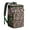 Dark-green-19, variant on Spring Garden Floral Print Cooler Backpack, Insulated Leakproof Lunch Bag with Artistic Wildflower Design, Ideal for Camping, Picnic, Travel, Beach