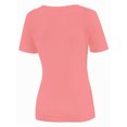 thumbnail image 5 of Women's Casual Short Sleeve Scoop Neck Summer Tops Ribbed Knit Slim Fit Tee Shirts, 5 of 5