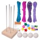 thumbnail image 2 of Kit para hacer pulseras de paracord, juego de manualidades de crochet, manualidades fáciles, manualidades lindas, tejido DIY 3, 2 of 9