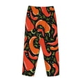 thumbnail image 4 of Kdxio Women's Comfy Stretch Red Hot ChiliPrint Drawstring Pajama Pants-X-Large, 4 of 9