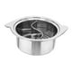 thumbnail image 5 of Olla caliente de acero inoxidable para cocina de inducción, olla para sopa de dos sabores, china, de doble cara 18cm sin tapa, 5 of 9