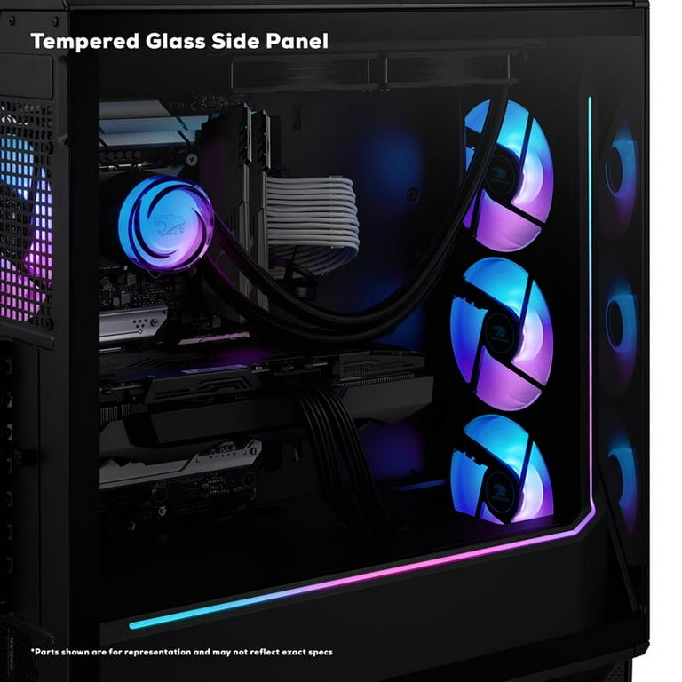 iBUYPOWER Slate Gaming PC Desktop Computer AMD Ryzen 7 5700 CPU