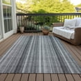 thumbnail image 6 of Addison Rugs Chantille Indoor/Outdoor Transitional Stripes Gray Washable Rectangle Rug, 2'6" x 3'10", 6 of 6