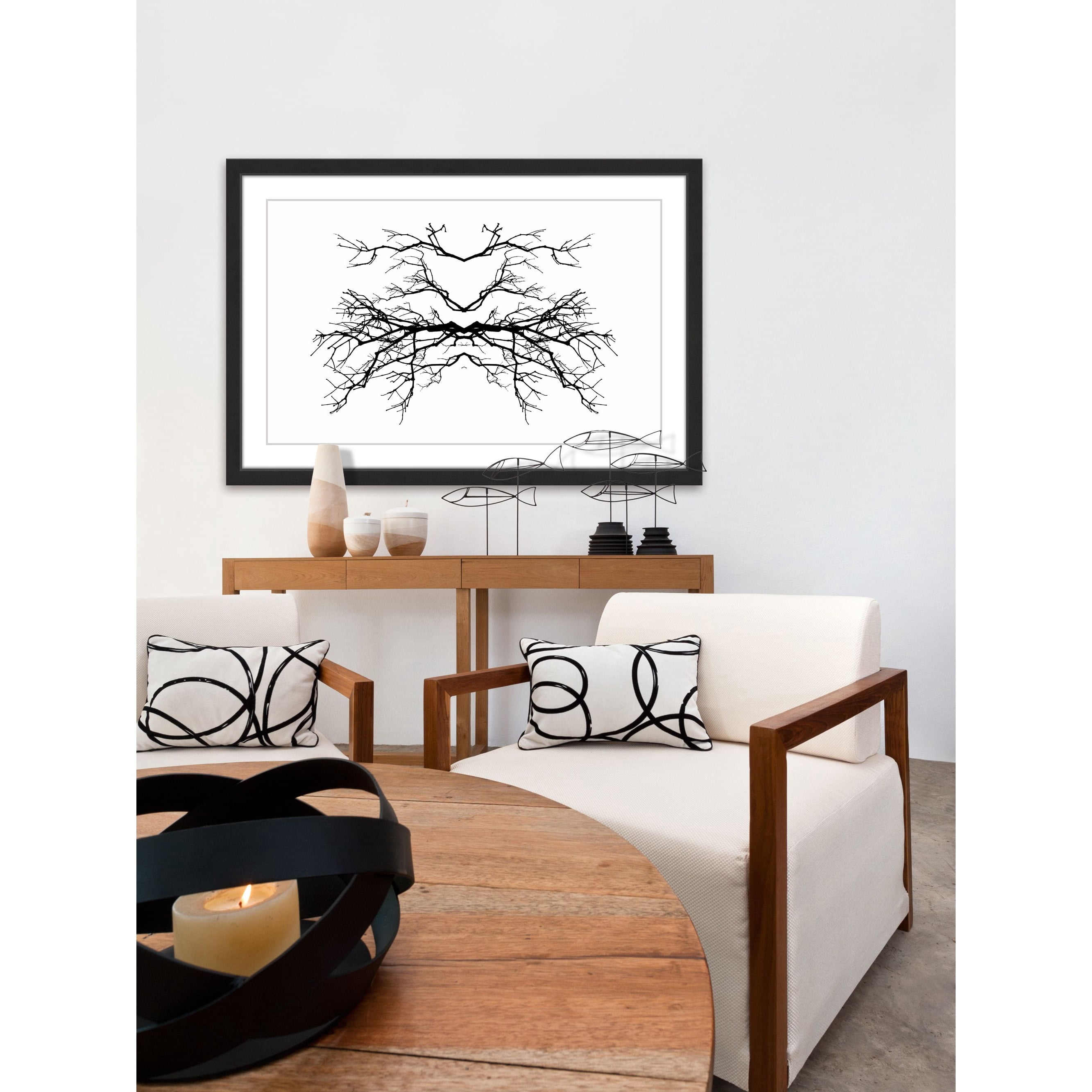 "Assemblage" Framed Painting Print