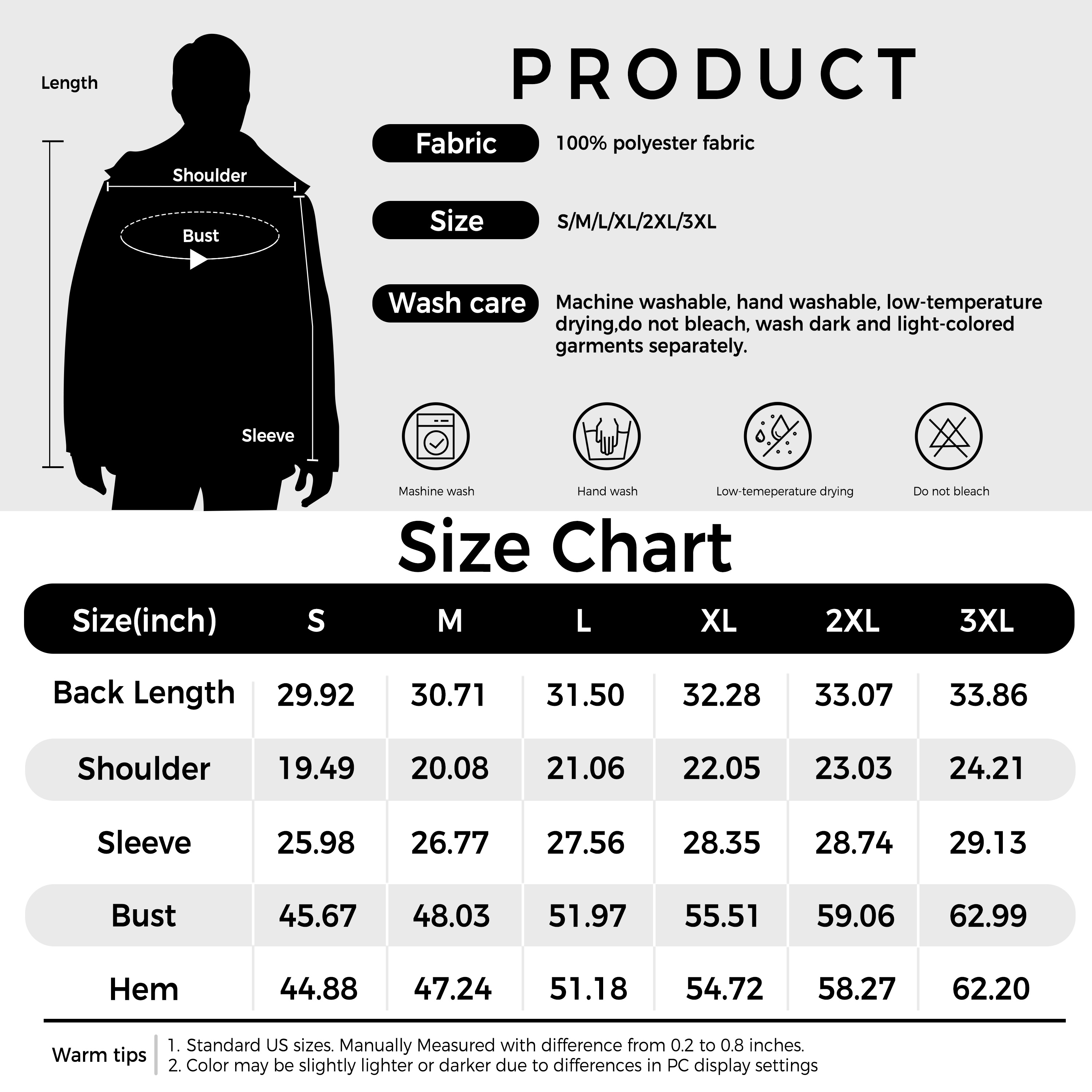 WenVen Men's Winter Puffer Jacket, Black photo 8