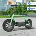 thumbnail image 3 of SANOPY 500W Electric Scooter for Adults, 20 MPH, 25 Mile Range, 16" All-Terrain Tires, Motorcycle Style with Seat & Basket for Adults, 3 of 8