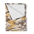 thumbnail image 2 of Camo Soft Flannel Fleece Throw Blanket, Camouflage Patterns in 4 Different Colors Going Undercover Combination Illustration, Cozy Plush for Indoor and Outdoor Use, 60" x 80", Multicolor, by Ambesonne, 2 of 5