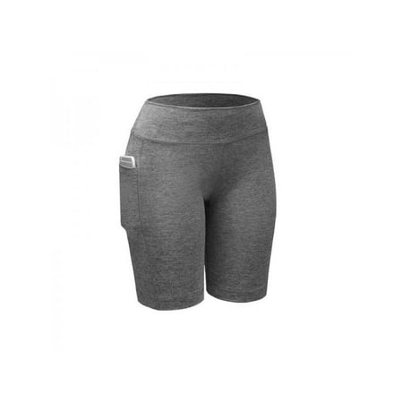 Cotton Running Shorts - Lavaport Women Compression Shorts Running Yoga Sports Short Pants with Pocket