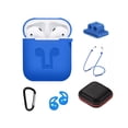 thumbnail image 1 of Funda para AirPods Silicón + Accesorios 6 en 1 - Azul OEM 6 en 1, 1 of 3