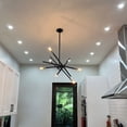thumbnail image 6 of 4765SK Hinkley Lighting Archer - 6 Light Medium Chandelier in Transitional-Modern-Scandinavian Style - 26 Inches Wide by 26 Inches High-Satin Black, 6 of 7