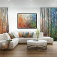 thumbnail image 3 of Designart ' Board Stained Abstract Art ' Abstract Framed Canvas Art Print, 3 of 3
