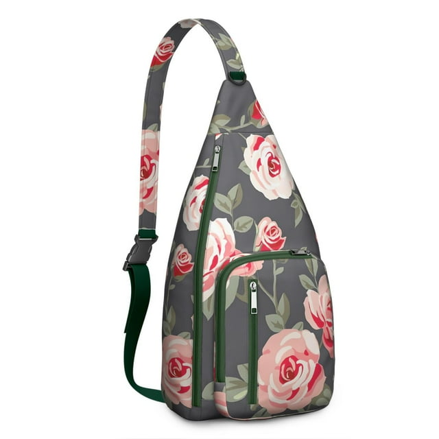 Waterproof Floral Crossbody Bag Multi - occasion for Unisex