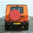 thumbnail image 6 of Pofeuu Ladybugs On Red Polka Dot Print Spare Tire Wheel Cover for Car Truck SUV Camper Universal Fit Spare Tire Cover RV Spare Tire Covers-15 inch, 6 of 6