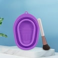 thumbnail image 1 of Mini cepillo de limpieza Gel Mat Scrubber Fácil de limpiar Texturas múltiples Herramienta de limpieza Portátil profesion para cepillo - púrpura Salvador limpiador de cepillos de silicona, 1 of 7
