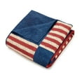 thumbnail image 2 of Modern Heirloom Americana Patch 3-Piece Cotton Quilt Set, Blue/Red, Full/Queen, 2 of 10