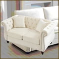 thumbnail image 5 of 81.5-Inch Oversized Modern L-Shaped Sectional Sofa, 5-Seater Teddy Fabric Corner Couch with 3 Cushions for Living Room, 5 of 13