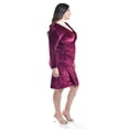 thumbnail image 2 of Vestido Elegante de terciopelo Roman Fashion Talla Extra 109 Vino 42, 2 of 6