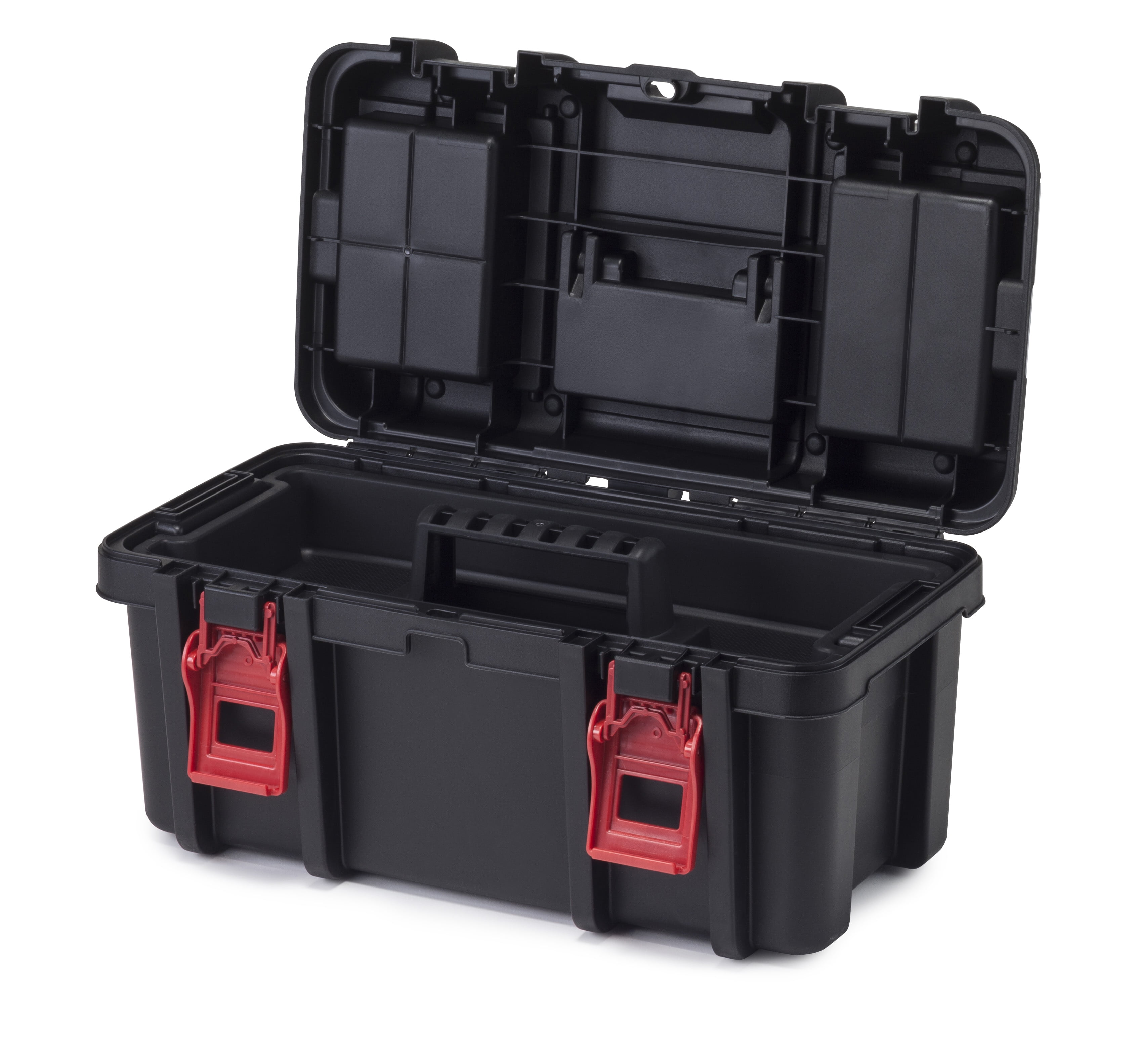 Hyper Tough 16-inch Toolbox, Plastic Tool and Hardware Storage