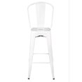 thumbnail image 3 of Tolix Bar Stool White - Hi Gloss - With Back, 3 of 8
