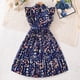 thumbnail image 4 of Vestido de Fiesta de Navidad de Niñas Impresión de Verano Vestido de Princesa Largo sin Mangas Irregular para las Vacaciones de los Niños, 4 of 9