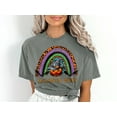 thumbnail image 3 of Women's Halloween Wibes Rainbow T-Shirt, 3 of 10