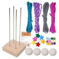 thumbnail image 2 of Kit para hacer pulseras de paracord, juego de manualidades de crochet, manualidades fáciles, manualidades lindas, tejido DIY 5, 2 of 9