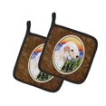 thumbnail image 1 of ""Caroline'S Treasures Bedlington Terrier Par De Agarraderas Para Ollas Ss8158Pthd 7.5Hx7.5W Multicolor"", 1 of 1