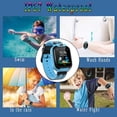 thumbnail image 5 of Kids Smart Watch, LBS Waterproof Kids Smartwatch with SOS Tracker, Voice Chat and Camera Playback for Kids Ages 3-12, Birthday, Blue, 5 of 5