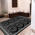 thumbnail image 5 of Alfombra con estampado Retro para sala de estar, decoración del hogar, alfombra para los pies de la cama, sofá minimalista, mesa de centro, Tapis, 러그, 5 of 5
