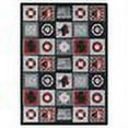 thumbnail image 2 of Joy Carpet Wired Red 5'4" x 7'8", 2 of 2