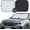 Double Panel, variant on Kinder Fluff Adjustable Waterproof Folding Universal Visor Sunshade, Blocks 99.9% UVB, Standard