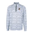 thumbnail image 2 of Men's Cutter & Buck  Charcoal Durham Bulls Big & Tall Traverse Camo Print Stretch Quarter-Zip Pullover Top, 2 of 3