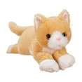 thumbnail image 4 of Juguete de Peluche de Gato Perfecl Gatito Acurrucado Marrón 20.87 pulgadas, 4 of 8