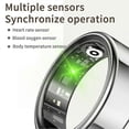 thumbnail image 4 of R99 Smart Ring with Charging Case Support Heart Rate, Blood Oxygen, Sleep Monitoring - Black #8 18.2, 4 of 5