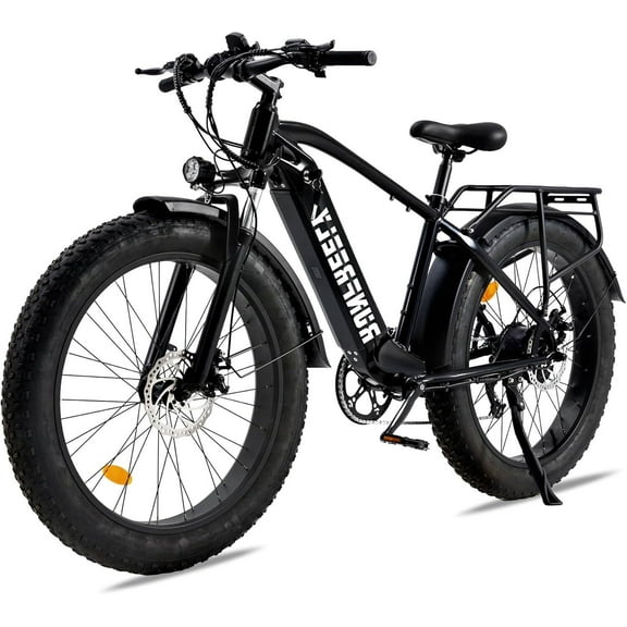 Electric Bike for Adults,1500/3000W Motor, 26" Fat Tire E-Bike with 48V 13AH/32AH Battery, 27/36 MPH Max 62-90 Miles Electric Motorcycle, 7-Speed Electric Mountain Bicycle