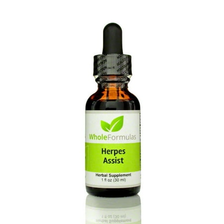 Whole Formulas Herpes Assist, 1 fl oz (Best Remedy For Herpes)