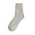 thumbnail image 4 of Tittly Socks for Women Slouch Socks Pure Color Warm To Keep Sock Lightweight Athletic Socks Cotton Socks Cute Socks Beige One Size, 4 of 4