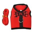 thumbnail image 2 of Rabbit Harness and Leash Se Soft Adjustable Buckle Breathable Mesh Vest Harness for Rabbits Ferret Small Pig Puppy Walking Supplies, 2 of 7