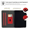 thumbnail image 2 of Dteck Case For Apple iPad 9th Generation 10.2"/iPad 8th Gen 2020/iPad 7th Gen 2019,Magnetic Leather Wallet Card Holder Smart Case Folio Stand Protective Automatic wake/sleep Cover,Red, 2 of 6