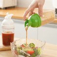 thumbnail image 2 of Salad Dressing Container, Salad Dressing Bottles Salad Dressing Shaker Prevent Leakage Salad Dressing Jar with Lid B, 2 of 9