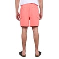 thumbnail image 2 of Men's 6" Elastic Waist Twill Cargo Shorts, Coral, L, 2 of 5