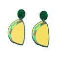 thumbnail image 2 of Riguas 2Pcs Mexican Carnival Stud Earrings Colorful Hats Violin Design Various Styles Mexican Earrings for Women, 2 of 7