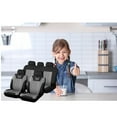 thumbnail image 6 of 4-Piece Universal Car Seat Covers - Embroidered, Waterproof, Stylish Seat Protectors, 6 of 6