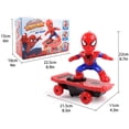 thumbnail image 3 of Liquidación de juguetes novedosos Spider Man Stunt Car Rollover Coche de juguete para niños Niño Bebé Niño Coche patineta eléctrica Spider Man, 3 of 9