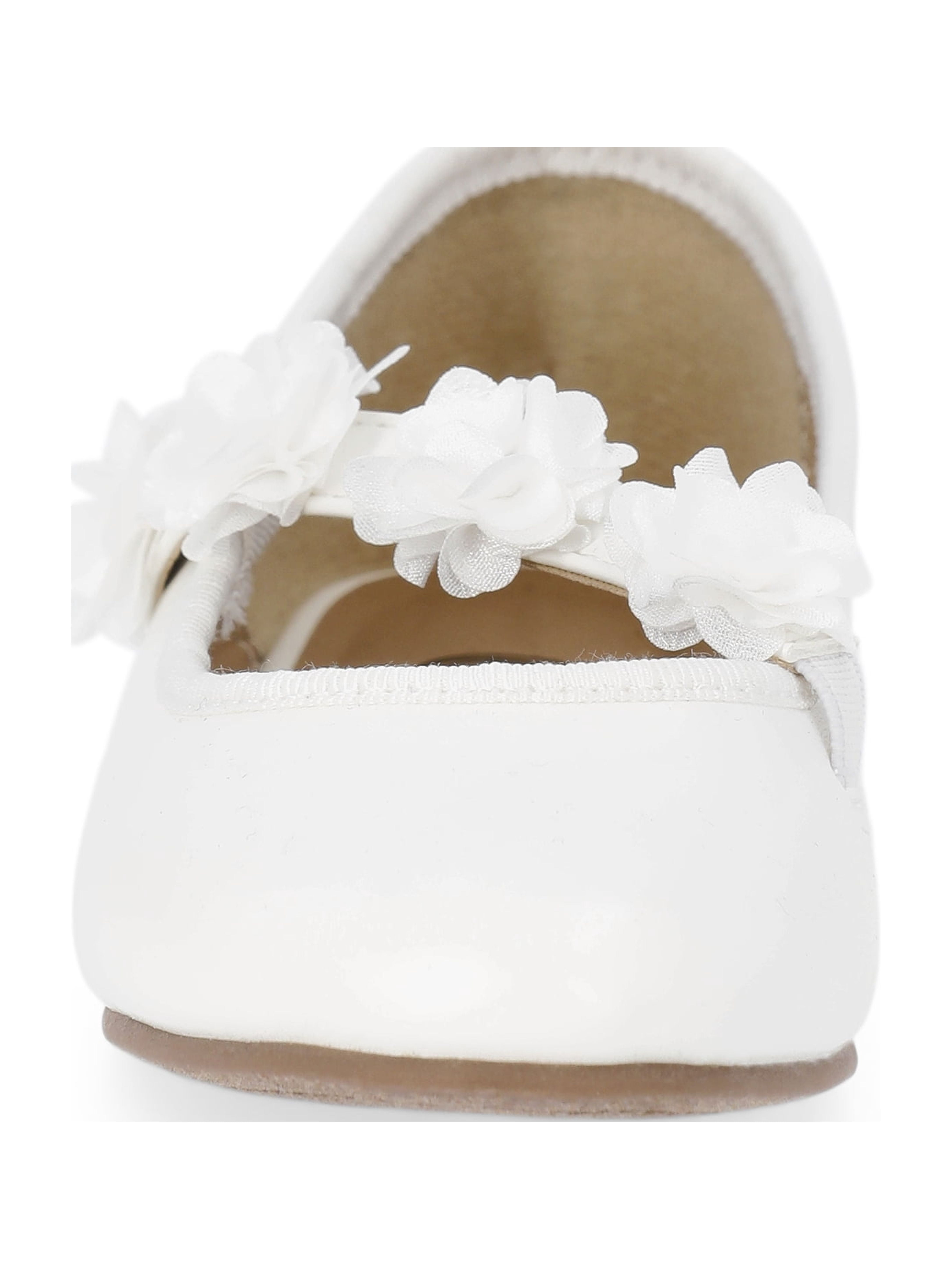 Wonder Nation Toddler Girls Ballet Dress Flats with Floral Strap
