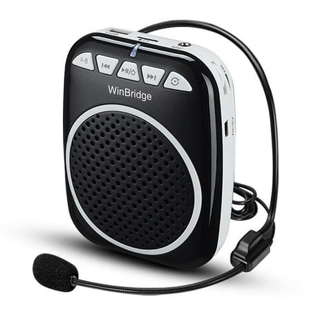 WinBridge WB001 Portable Voice Amplifier Rechargeable Ultralight For Teachers Wired Headset Voice Recorder