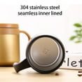 thumbnail image 2 of Injueey Frasco al vacío taza de café de acero inoxidable portátil hogar Camping senderismo viaje interior exterior botella de agua aislada taza Juegos de servir café y té Rojo 350ml Injueey HA071847-06, 2 of 6