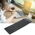 thumbnail image 1 of QIILU Accessoires Informatiques, Autocollant Clavier Arabe Imperméable Fond Noir pour Ordinateur Portable PC de Bureau, Autocollant Clavier Arabe, 1 of 8