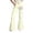 Beige, variant on Men's Three Tone Flared Festival Trousers Gradient Rock Casual Style Hot Pink S